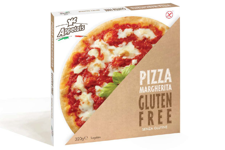 Glutenfreie Tiefkühlpizza –verpackt mit dem P3 von DIENST